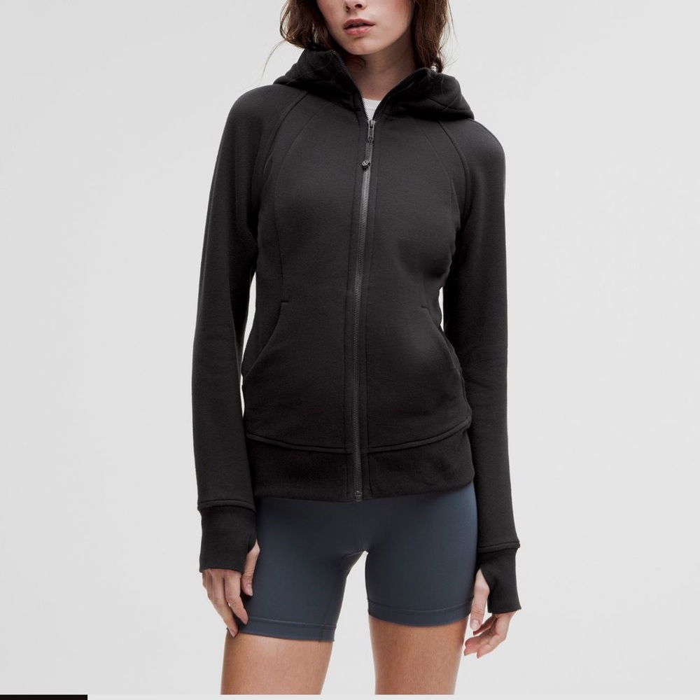 Women's Black Full-Zip Hoodie